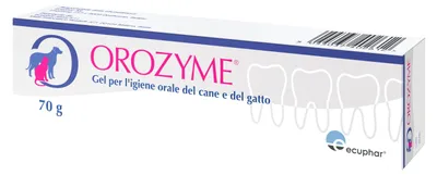 Zdjęcie produktu dla Żel OROZYME do higieny jamy ustnej, 70 g, w opakowaniu z aplikatorem i szczoteczką