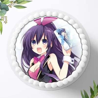Produktbild von Für die Geburtstags Torte ein Tortenaufleger, Zuckerbild mit dem Motiv: Anime Manga, Essbares Foto für Torten, Fondant, Ø 20cm, 0857w