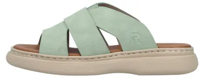 Produktbild von Rieker Damen Pantolette mit sehr leichter Plateau Laufsohle V3089, Größe:41 EU, Farbe:Grün