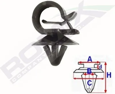 Obrázek produktu pro 5x klip ROMIX C70412