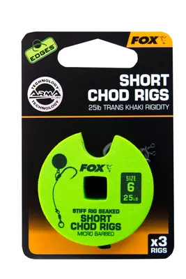 Produktbild von Fox Edges Short Chod Rigs Gr. 6 25lb Rigidity