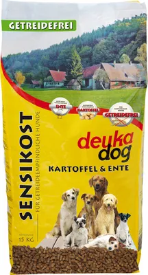 Zdjęcie produktu dla Deuka Dog Sensikost 15 kg ziemniaki i kaczka bez zbóż.