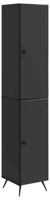 Immagine prodotto di vidaXL Set di due armadietti, colore nero, materiale: legno composito