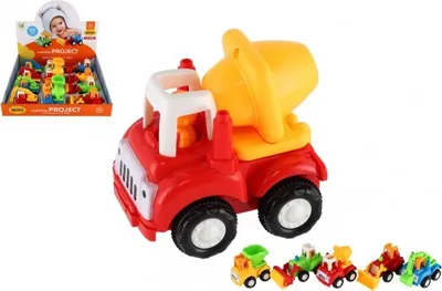 Obrázek produktu pro Auto stavební plast 10-12cm na setrvačník - mix variant či barev