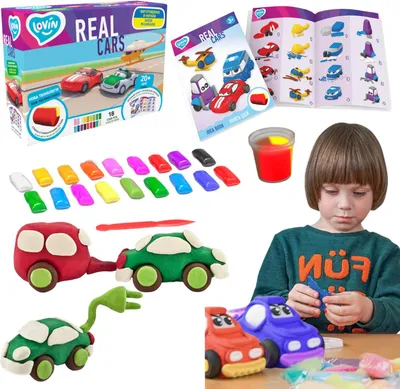 Produktbild von MAKSIK RealCars OKT6402 76402 Spielknete-Set