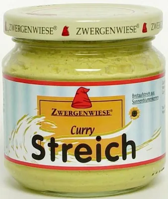 PASTA SŁONECZNIKOWA Z MANGO I CURRY BEZGLUTENOWA BIO 180 g - ZWERGENWIESE