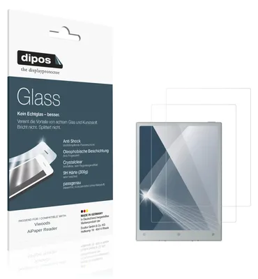 Image de 2x Protection ecrán pour Viwoods AiPaper Reader Verre souple Film Protecteur 9H dipos