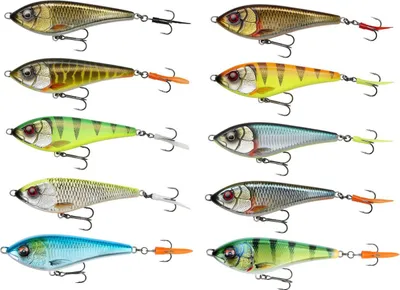 Produktbild von Savage Gear Deviator Swim - Jerkbait, Farbe:Firetiger, Länge / Gewicht /Schwimmverhalten:10.5cm / 35g / langsam sinkend