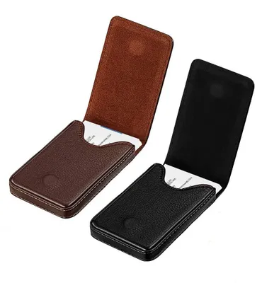 Obrázek produktu pro Držák na vizitky zPolyuretankůže - Elegantní design - Magnetické zapínání - Pro 20-25 karet - Minimalistický - Vysoká kvalita - Držák na karty