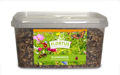 Produktbild von Blumenwiese (5 l im Eimer) | Wildblumenmischung von FLORTUS