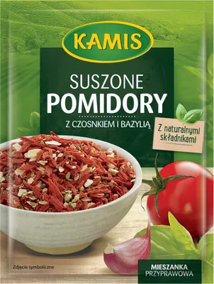 Zdjęcie produktu dla Kamis Mieszanka Przyprawowa Suszone Pomidory Z Czosnkiem I Bazylią 12 G