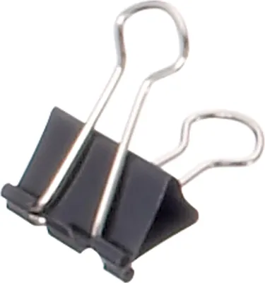 Produktbild von MAUL Foldback-Klemmer mauly® Federstahl Metall 12 Stück 19 mm schwarz