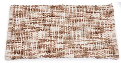 Produktbild von Arte r Badematte - braun - Polyester und Baumwolle - rechteckig - 52 x 73 cm