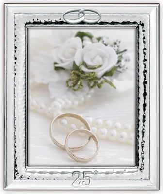 Produktbild von ZEP Hochglanzrahmen Pavia Silber 15x20 cm für 25 Jahre Silberhochzeit