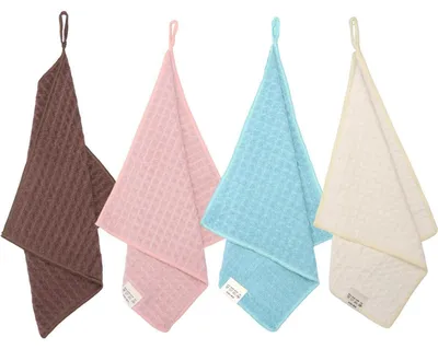 Produktbild von Mikrofasertücher Barista Tuch 4 Stück Waffelstruktur Scheuerseite 30x30cm