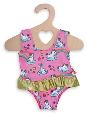 Immagine prodotto di Costume da bagno unicorno Pu, taglia 35-45 cm