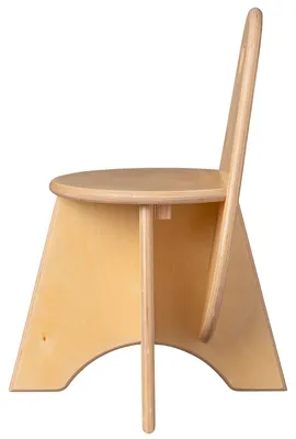 Immagine prodotto di Van Dijk Toys sedia in legno Apollo per bambini - natura (qualità asilo)