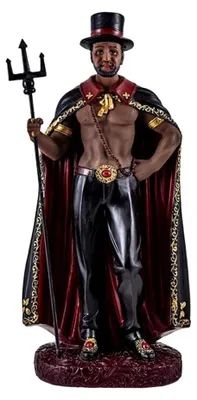 Exu-Figur 31 cm – Harz, mehrfarbig, Yoruba-Religion