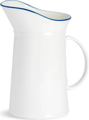 Produktbild von Nicola Spring Country Farmhouse White Water Krug mit Ausgießer - 1 Liter