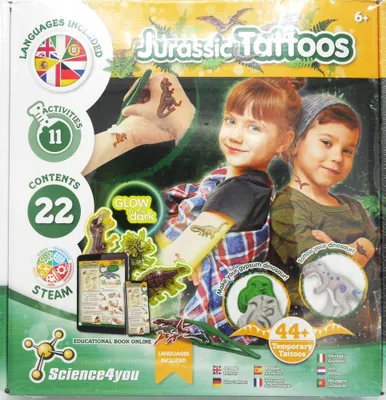 Produktbild von Science4You Science4you Jurassic Tattoos