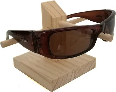 Produktbild von Brillenständer Brillenpräsenter Brillendisplay für 1 Brille Holz-Ständer
