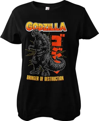 Produktbild von Godzilla - Bringer Of Destruction Girly Tee - X-Large - Black
