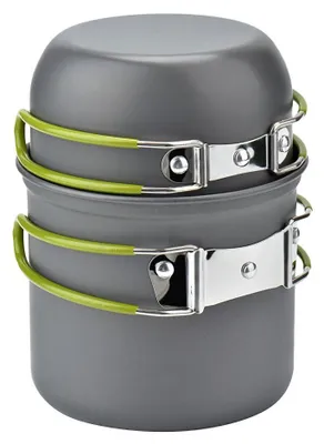 Imagen del producto de Juego de utensilios de cocina para camping, de aluminio, ligero, de 6 piezas, ideal para actividades al aire libre y senderismo