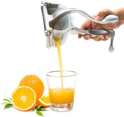 Produktbild von Zitruspresse Manuell Zitronenpresse Für Limette Orange 1 Stück, Metalllegierung Hochwertig Mit Filter Und Entfernbarem Einsatz, Ideal Für Cocktails Und Selbstgemachte Limonade