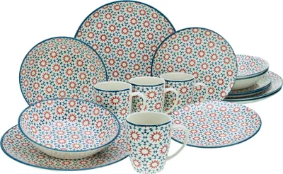 Produktbild von CreaTable, 17838, Stella Bunt, Kombiservice 16-tlg, Steingut