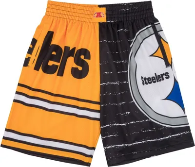 Produktbild von M&N Pittsburgh Steelers JUMBOTRON 3.0 Basketball Shorts - S