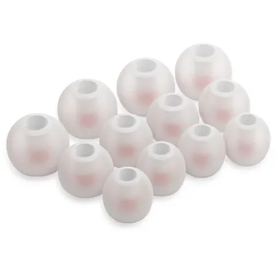 Immagine prodotto di 12 x Gommini Auricolari in Silicone Ricambio per Fitbit Flyer Auricolari Cuffie in Chiaro