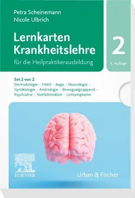 Produktbild von Lernkarten Krankheitslehre Set 2 für die Heilpraktikerausbildung. (Set 2 von 2, Karten H-Q)