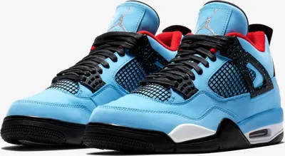 Produktbild von Travis Scott x Air Jordan 4 Retro "Cactus Jack University Blue", 308497-406, Größe: 47