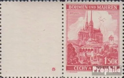 Produktbild von Briefmarken Böhmen und Mähren 1939 Mi 30LW mit Leerfeld gestempelt Freimarken