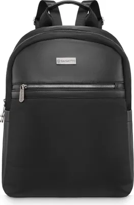 Produktbild von Zagatto ZG845 Schwarz Kleiner Damen Rucksack 35x27x15 cm 14 L Jugendrucksack superleichtPasst auf Ihr Wesentliches urbaner Rucksack mit bequemen Trägern