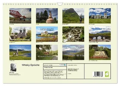 Produktbild von Whisky-Sprüche (Wandkalender 2026 DIN A3 quer), CALVENDO Monatskalender