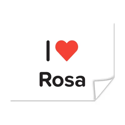 Produktbild von MuchoWow® Poster Ich liebe - Rosa - Mädchen 120x90 cm - Wandbild