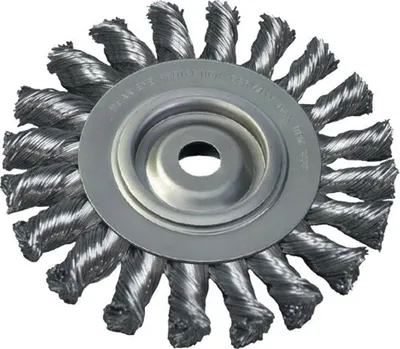 Image de Brosse métallique 115mm 22,2 ABRABORO - fil tressé 0,5 mm