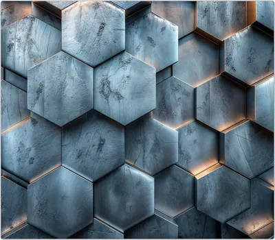 Produktbild von Spritzschutz Herdabdeckplatte Schneidebrett aus Glas Hexagon Struktur 1-Teilig (60x52cm)