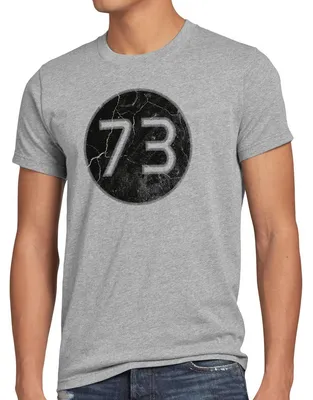 Produktbild von style3 Sheldon Lieblingszahl 73 Herren T-Shirt