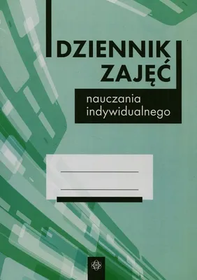Produktbild von Dziennik zajęć nauczania indywidualnego