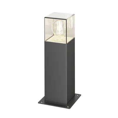 Produktbild von Lucande Sockelleuchte Keke, Höhe 30 cm, anthrazit, Aluminium