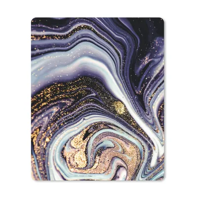 Produktbild von MuchoWow® Mauspad Mousepad Marmor - Lila - Luxus - Marmoroptik - Glitzer 30x40 cm - Mousepads - Maus Mat - Pad - Mausunterlage - Mausmatten