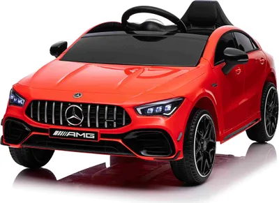 Produktbild von Mercedes-Benz CLA 45s AMG Kinderfahrzeug Kinderauto Kinderelektroauto 12V Rot
