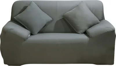 Obrázek produktu pro Potah na pohovku Stretch Fabric Sofa Cover Nábytek Protector 1/2/3/4 Seat Couch Cover (tmavě šedá)