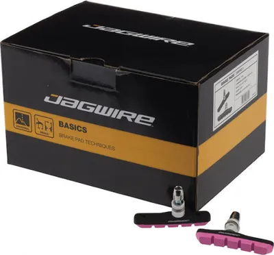 Produktbild von Jagwire Bremsschuhe Mountain Sport für V-Brake 70 mm Pink - starke Allwetter-....