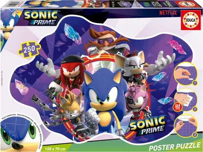 Obrázok produktu pre Poster puzzle Sonic/250 dielikov