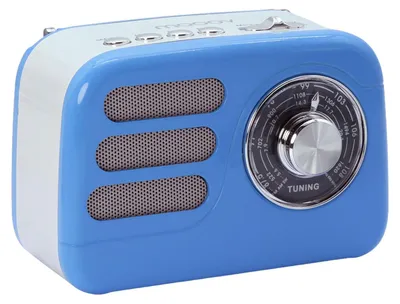 Productafbeelding van Mooov 477242 - Vintage radio met Bluetooth 5.4, voorzien van een batterij, FM/AM-radio, draagbaar