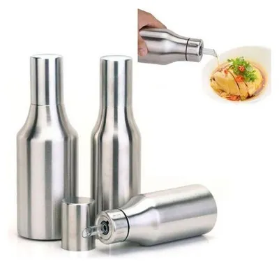 Produktbild von 500-ml-Ölflasche aus auslaufsicherem Edelstahl – CT * 689 – Küchenzubehör