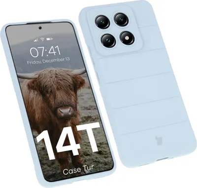 Produktbild von Pancerne etui Bizon Case Tur do Xiaomi 14T, jasnoniebieskie